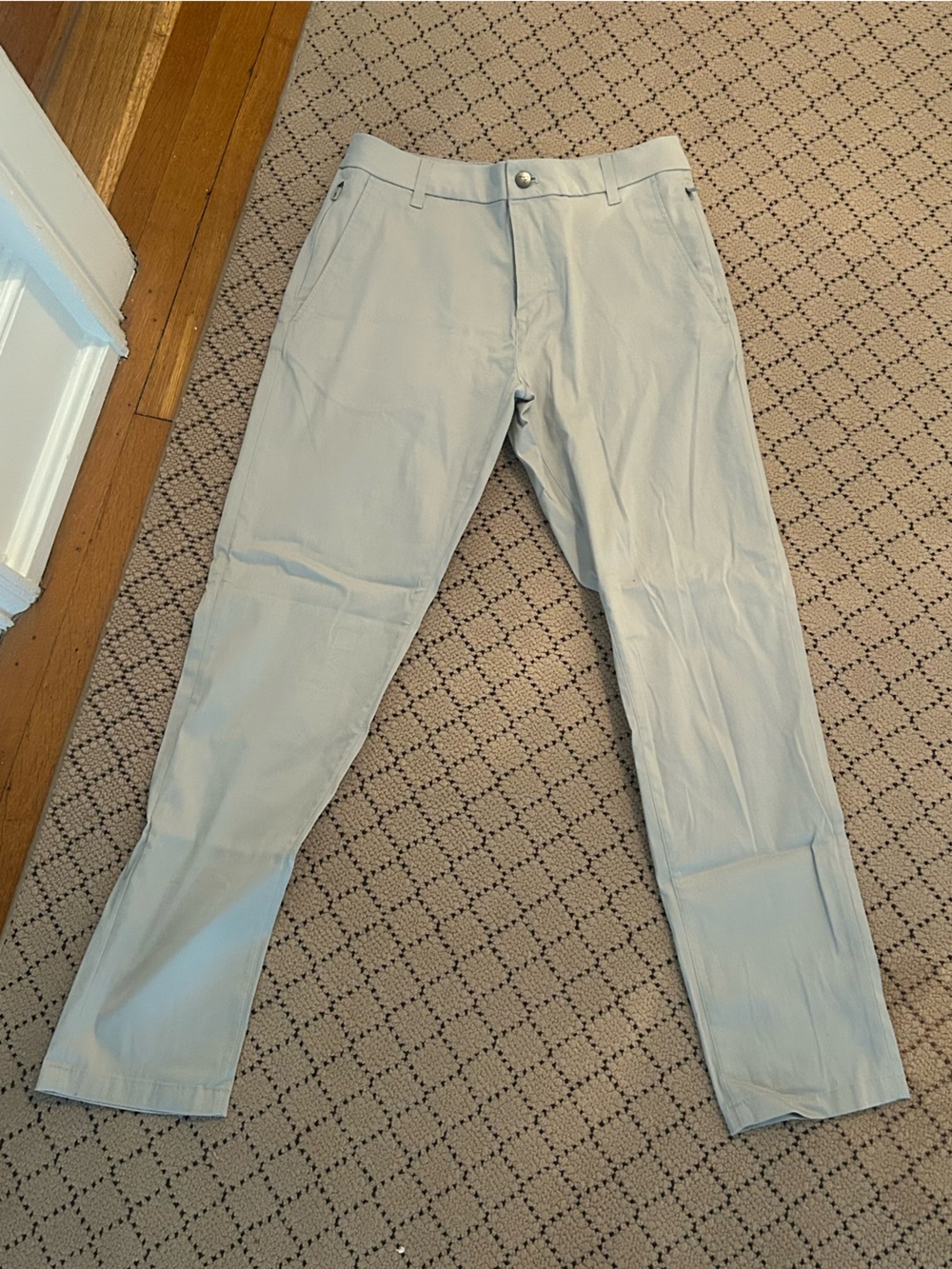birddogs 30x30 Light Gray Pants with Yellow Lining